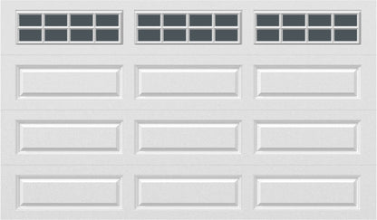 12x7 -  Tinted- Long Stockton With glass - White