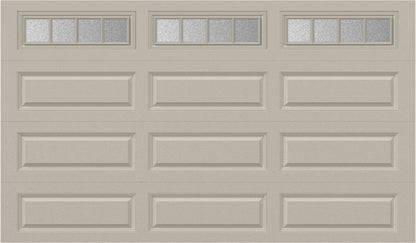 12x7 - Straight Stockbridge Long - Obscure With glass Long - Almond