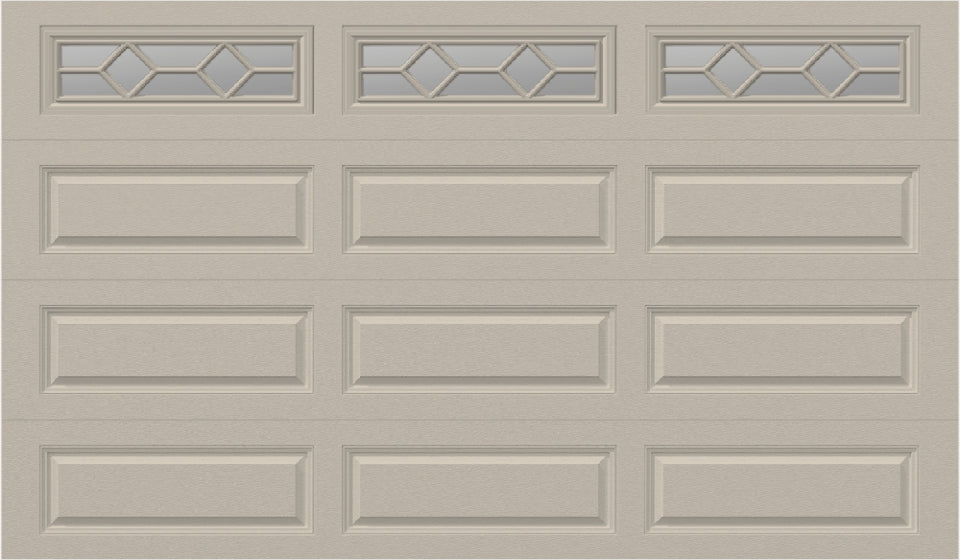 12x7 - Waterton Long 1 - Clear -  With glass Long - Almond