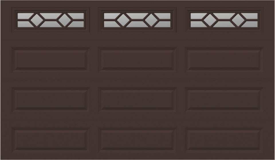 12x7 -  Waterton Long 1 - Clear -  With glass Long - Brown