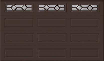 12x7 -  Waterton Long 1 - Clear -  With glass Long - Brown