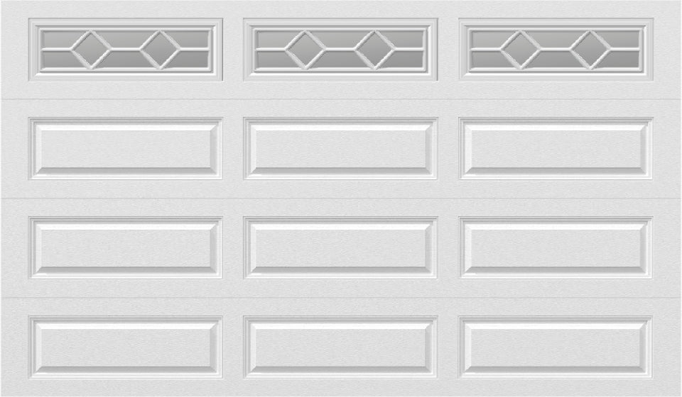 12x7 -  Waterton Long 1 - Clear - With glass Long - White