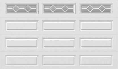 12x7 -  Waterton Long 1 - Clear - With glass Long - White