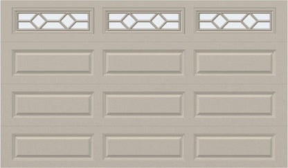 12x7 - Waterton Long 1 - Frosted -  With glass Long - Almond