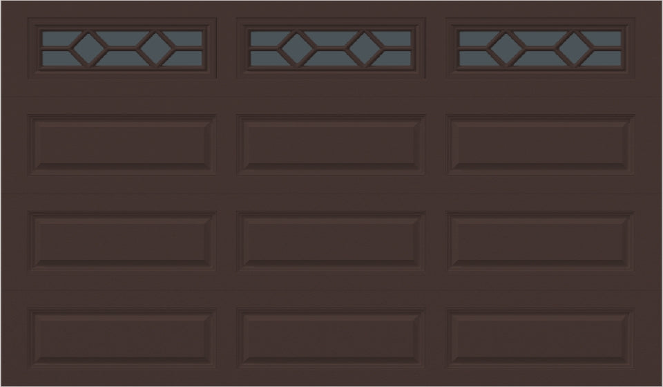 12x7 -  Waterton Long 1 - Tinted -  With glass Long - Brown