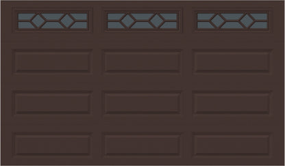 12x7 -  Waterton Long 1 - Tinted -  With glass Long - Brown