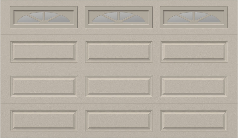 12x7 - Waterton Long 2  - Clear -  With glass Long - Almond