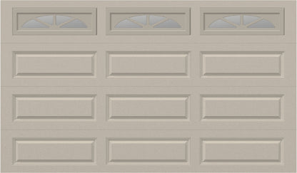 12x7 - Waterton Long 2  - Clear -  With glass Long - Almond