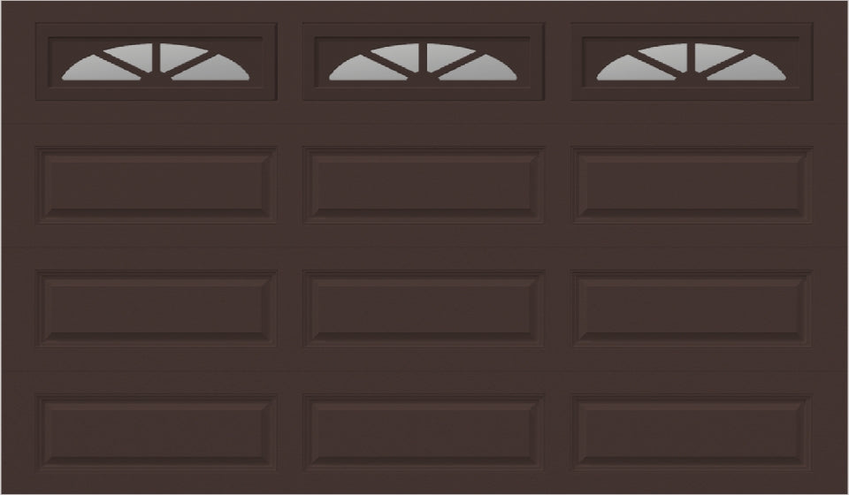 12x7 -  Waterton Long 2  - Clear -  With glass Long - Brown