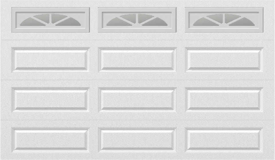 12x7 -  Waterton Long 2  - Clear  - With glass Long - White