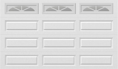 12x7 -  Waterton Long 2  - Clear  - With glass Long - White