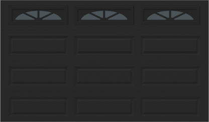 12x7 -  Waterton Long 2 - Tinted -   With glass Long - Black