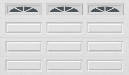 12x7 -  Waterton Long 2 - Tinted - With glass Long - White