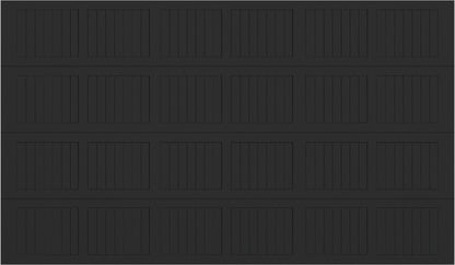 12x7 Short No Glass - Black