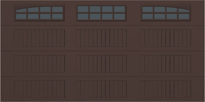 14x7 - Arched Stockton Long - Tinted With glass Long - Brown