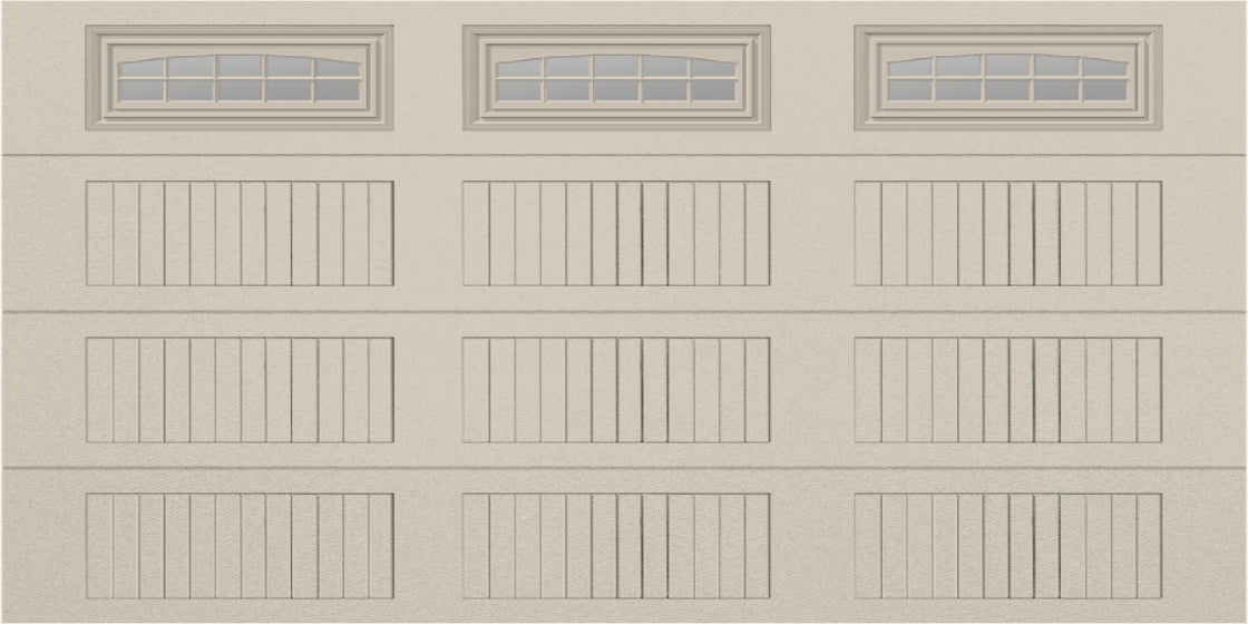 14x7 - Cascade - Clear  With glass Long - Almond