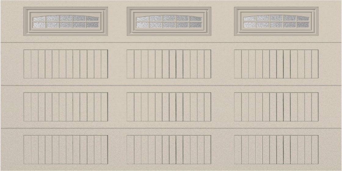 14x7 - Cascade - Obscure  With glass Long - Almond