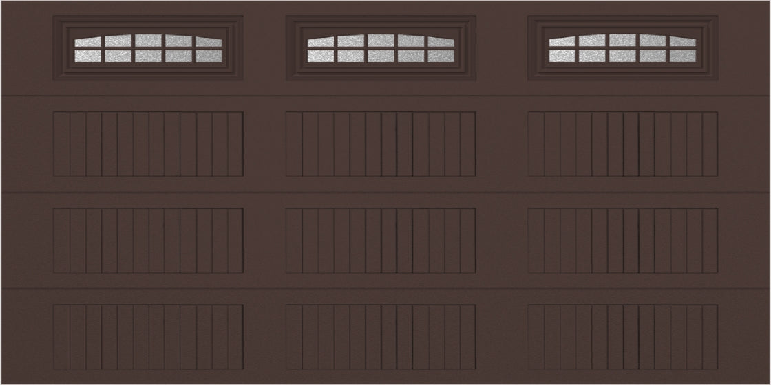 14x7 -  Cascade - Obscure  With glass Long - Brown