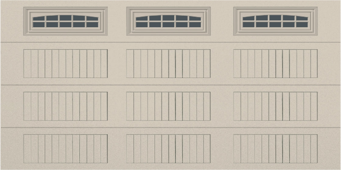 14x7 - Cascade - Tinted  With glass Long - Almond