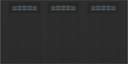 14x7 -  Cascade - Tinted  With glass Long - Black.