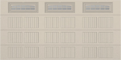 14x7 -  Cascade Short - Clear  With glass - Almond