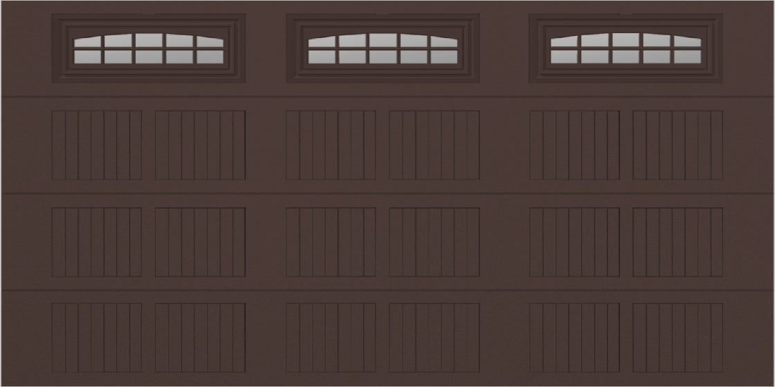 14x7 -  Cascade Short - Clear  With glass - Brown