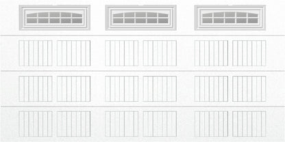 14x7 -  Cascade Short - Clear  With glass - White