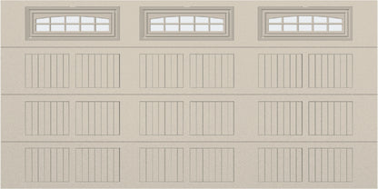 14x7 -  Cascade Short - Frosted  With glass - Almond