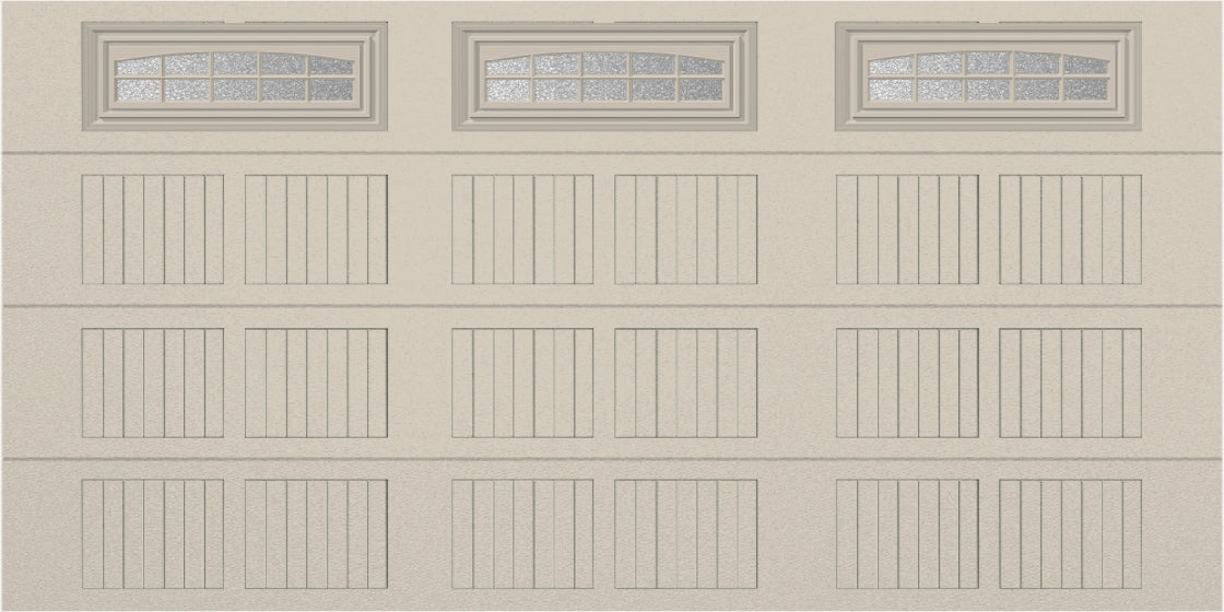 14x7 - Cascade - Obscure With glass - Almond