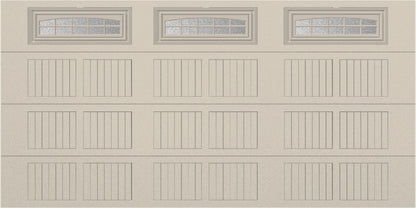 14x7 - Cascade - Obscure With glass - Almond