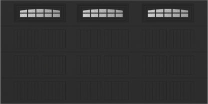 14x7 -  Cascade - Obscure With glass - Black