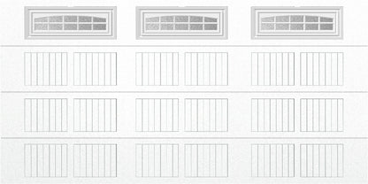 14x7 -  Cascade - Obscure With glass - White