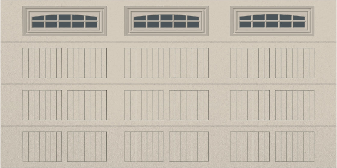 14x7 - Cascade - Tinted - With glass - Almond