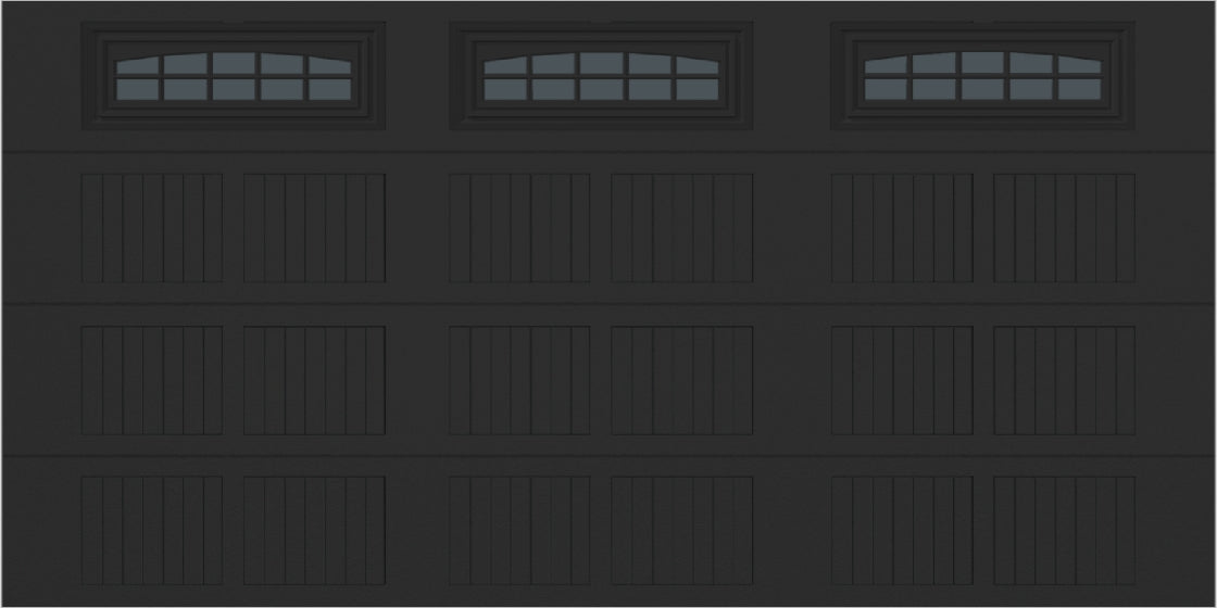 14x7 -  Cascade - Tinted - With glass - Black