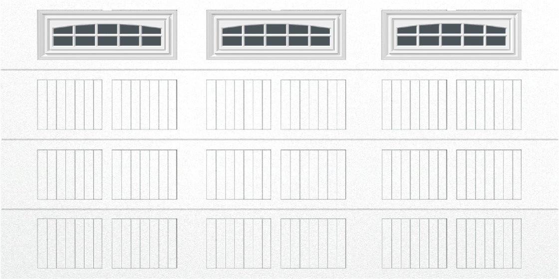 14x7 -  Cascade - Tinted - With glass - White