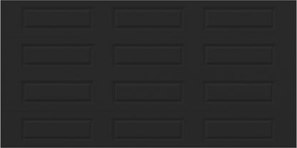 14x7 - No glass Long - Black