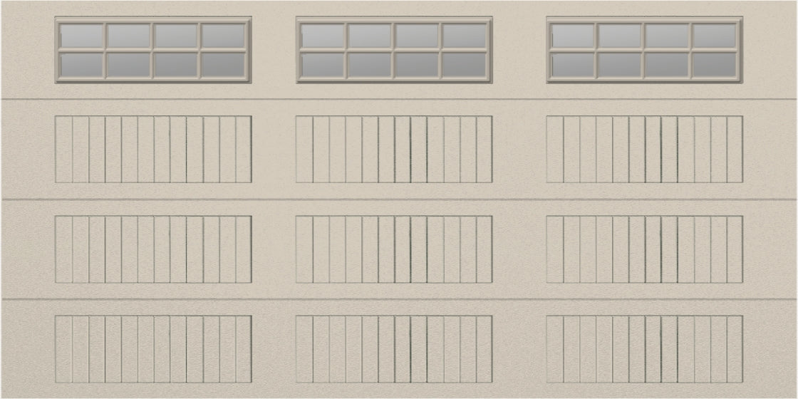 14x7 - Clear -  Stockton With glass Long Long - Almond