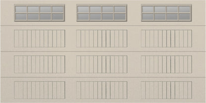 14x7 - Clear -  Stockton With glass Long Long - Almond