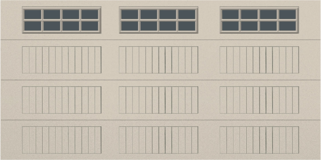 14x7 -  Tinted - Long Stockton With glass - Almond