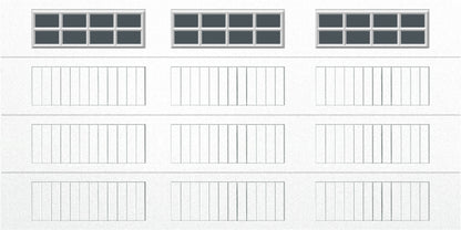 14x7 -  Tinted - Long Stockton With glass - White