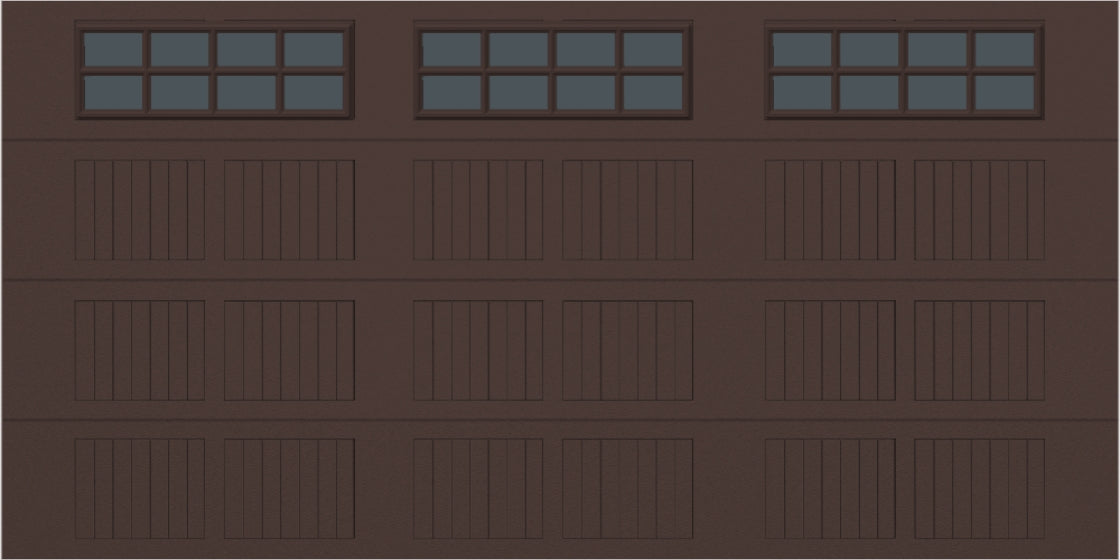 14x7 -  Tinted- Stockton With glass - Brown