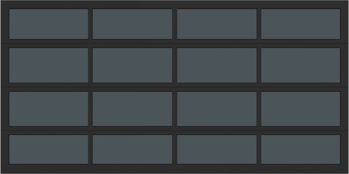 14'x7' Window - Aluminum  - Brown - Tinted 