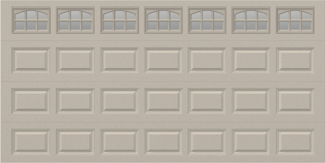 14x7 -  Cascade Short - Clear  With glass - Almond