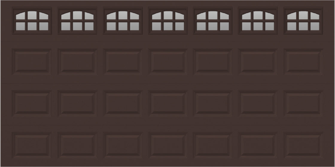 14x7 -  Cascade Short - Clear  With glass - Brown