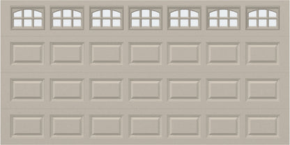 14x7 -  Cascade Short - Frosted  With glass - Almond