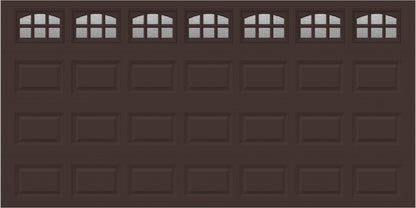 14x7 -  Cascade - Obscure With glass - Brown