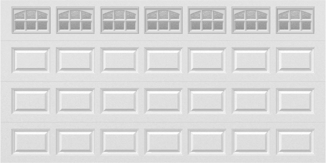 14x7 -  Cascade - Obscure With glass - White