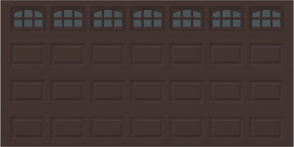 14x7 -  Cascade - Tinted - With glass - Brown