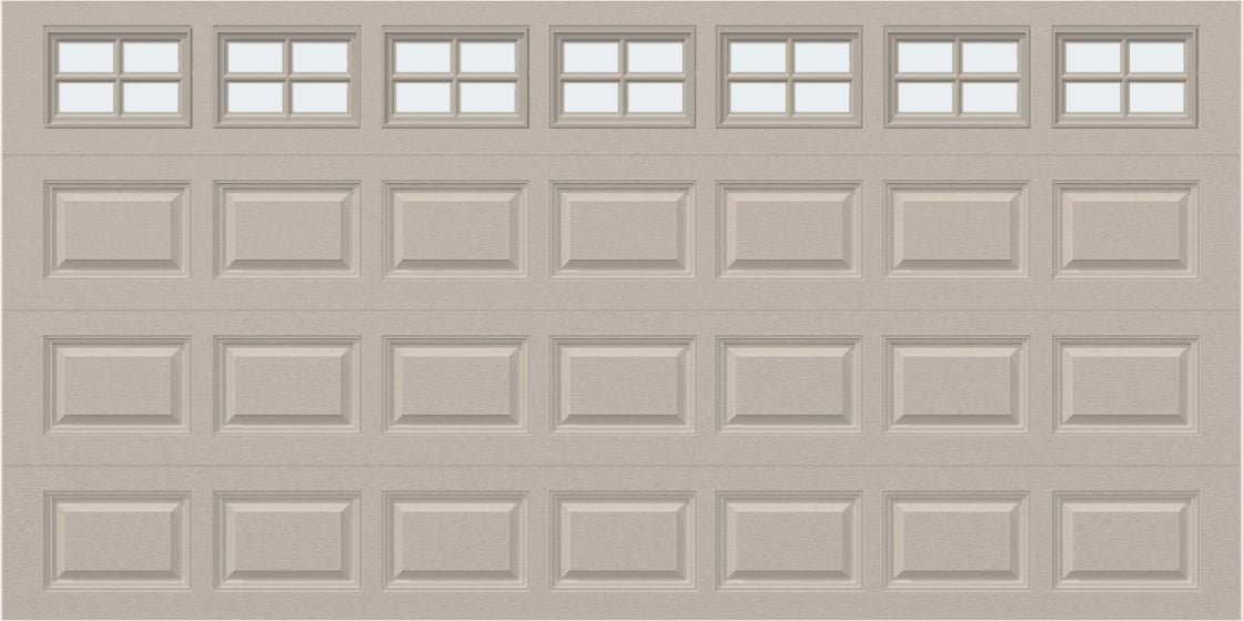 14x7 - Frosted -  Stockton With glass - Almond