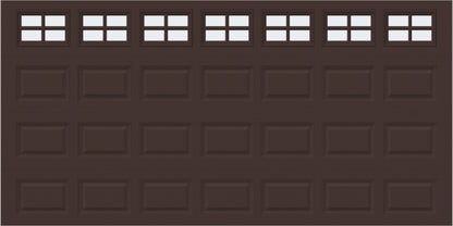 14x7 - Frosted  -  Stockton With glass - Brown